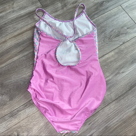 More Than Magic Girls' Mermaid Scales Swimsuit L - Picture 3 of 7
